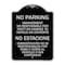 Signmission No Parking Management Not Responsible for Theft or Damage to Vehicle or Contents, BS-1824-23709 A-DES-BS-1824-23709 - alternate 1
